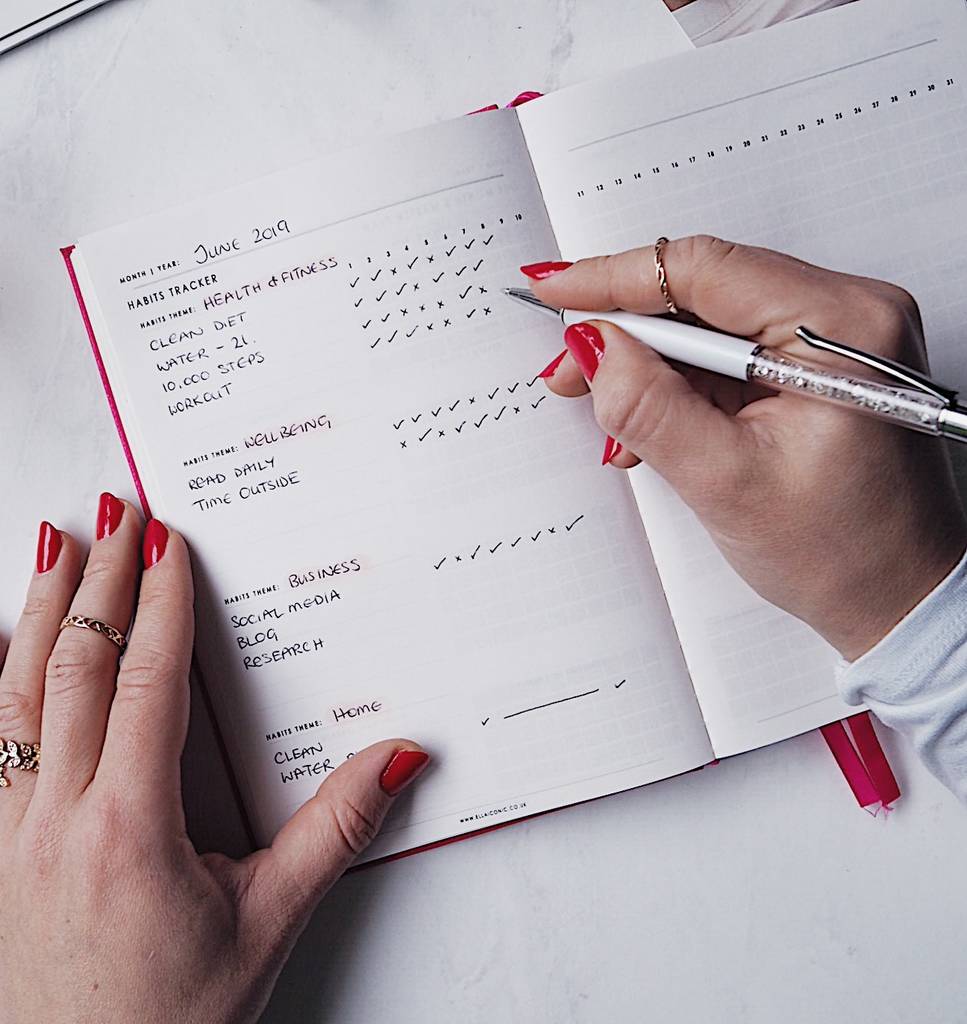Ceo Of My Own Life Undated Weekly Planner Pink By Ella Iconic
