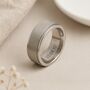 Men’s Personalised Brushed Stainless Steel Wide Spinner Ring – 8mm, thumbnail 2 of 11