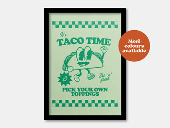 Taco Time Character Print, 4 of 5