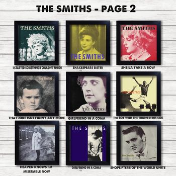 Original Smiths And Morrissey Framed Record Covers, 3 of 12