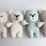 Handmade Baby First Teddy Bear, thumbnail 5 of 6