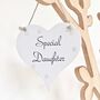 Special Daughter Wooden Heart Hanging Sign, thumbnail 1 of 2
