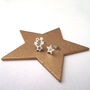 Mismatched Magic Star With Initial Earrings, thumbnail 3 of 12
