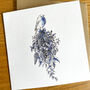 Christmas Trees And Inky Blue Robins Card Pack, thumbnail 3 of 6