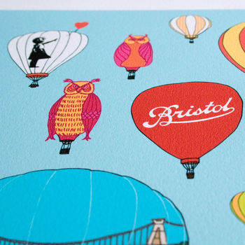 Bristol Balloons Portrait Print Various Sizes, 2 of 4
