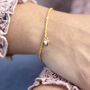 Gold Plated Heart Charm Bracelet, thumbnail 5 of 8