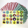 Fill Your Own Advent Stripy Bags, Stickers And Sweets, thumbnail 2 of 7