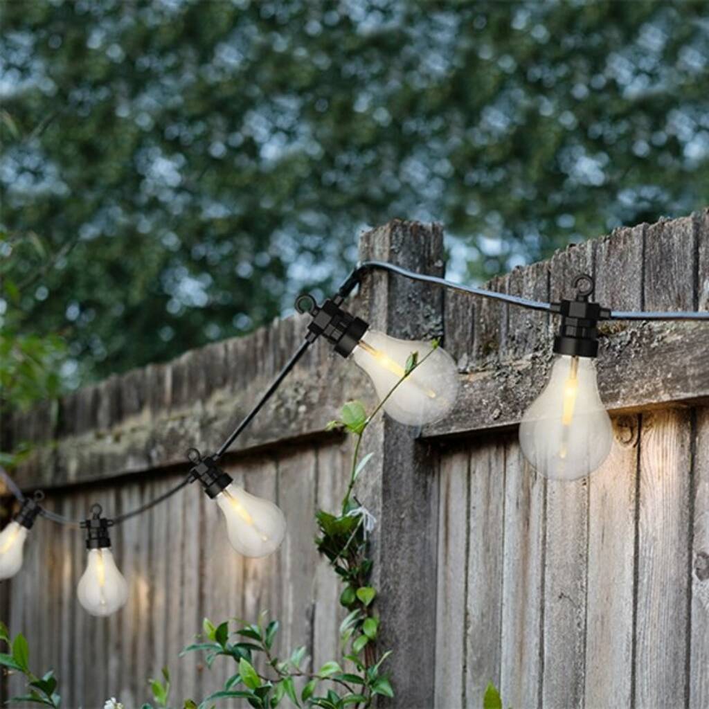 Garden String Lights With Hooks By Ella James Notonthehighstreet Com