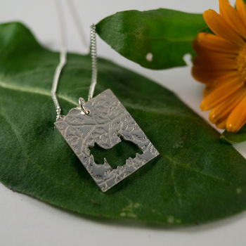 Sterling Silver Pet Silhouette Pendant, 8 of 9