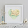 The Algarve Map Heart Print, thumbnail 1 of 6