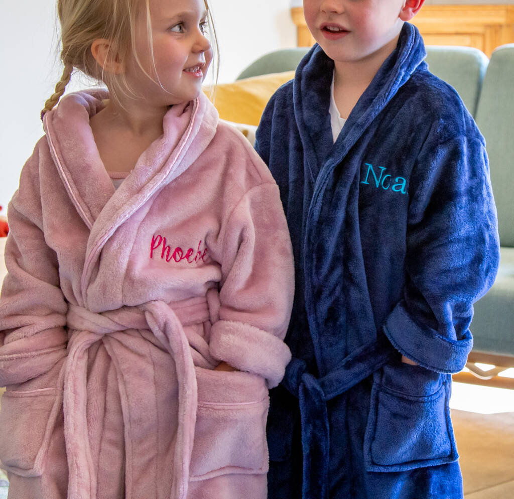 Kids Bathrobe Hooded Girls Boys Dressing Gown Flannel Bath Robe With Hood  Lightweight Pyjama Animal Pattern Nightwear Sleepwear Unisex Age 1 2 3 4 5  6 | Fruugo SA