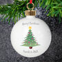 Personalised Christmas Tree Bauble, thumbnail 1 of 3