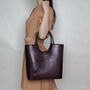 Genuine Leather Tote, thumbnail 1 of 10