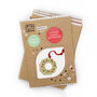 Make Your Own Stitched Wreath Decoration, thumbnail 4 of 5