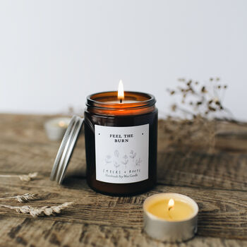 'Feel The Burn' Scented Soy Wax Candle, 2 of 10