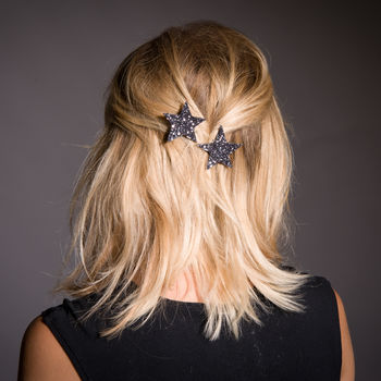 Glitter Star Bobby Pins Available In 30 Colours, 4 of 7