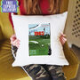 Birthday Gift For Golfer Personalised Birth Year Cushion, thumbnail 5 of 6