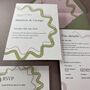 Modern, Wavy Bordered Invitation Suite, thumbnail 2 of 5