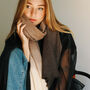 Muted Ombre Cashmere Blend Scarf, thumbnail 2 of 12