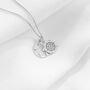 New Chapter Gift – Personalised Compass Necklace Sterling Silver, thumbnail 5 of 6