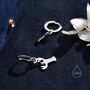 Lobster Huggie Hoop Earrings In Sterling Silver, thumbnail 7 of 11