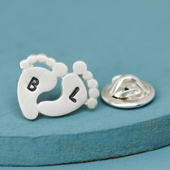 Personalised New Dad Tie Pin Sterling Silver, 7 of 9