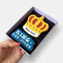 Personalised King Of Dad Jokes Father's Day Letterbox Iced Cookies, thumbnail 3 of 10