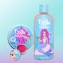 Kids Highly Natural Mermaid Glow Body Wash, Body Crème And Lip And Cheek Tint Gift Set, thumbnail 3 of 10