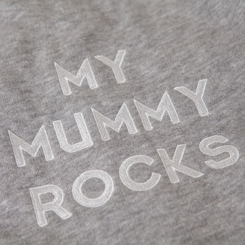 Baby Hoodie My Mummy Rocks, 3 of 5