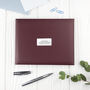 Personalised Premium Leather Visitors Book, thumbnail 9 of 12