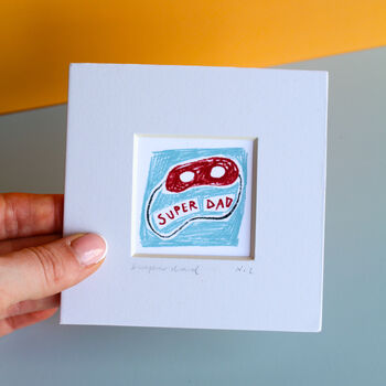 Super Dad Mini Art Print, 5 of 9