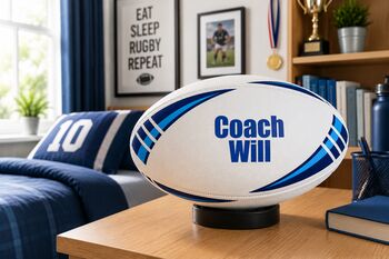 Personalised Rugby Ball, 3 of 12