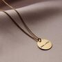Personalised Disc Name Necklace, thumbnail 3 of 6