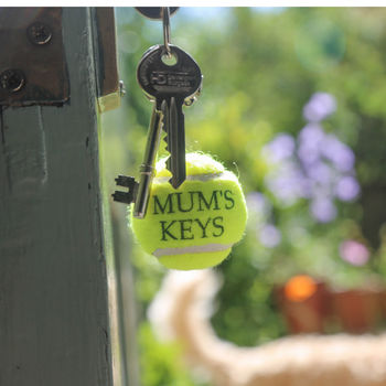 Personalised Tennis Ball Keyring, 2 of 12