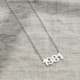 Retro Birth Year Necklace, thumbnail 2 of 6