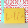 Mini Hello Card, thumbnail 3 of 5