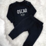 Baby And Kids Stars Personalised Sweatshirt Jogger Set, thumbnail 7 of 7