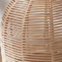 Natural Wicker Table Lamp With Shade, thumbnail 9 of 11