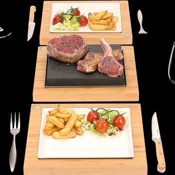 The Steak Stones Steak Plate And Server Set, 2 of 2