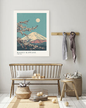 Hasui Kawase Japanese Mountain Art Print, 2 of 3