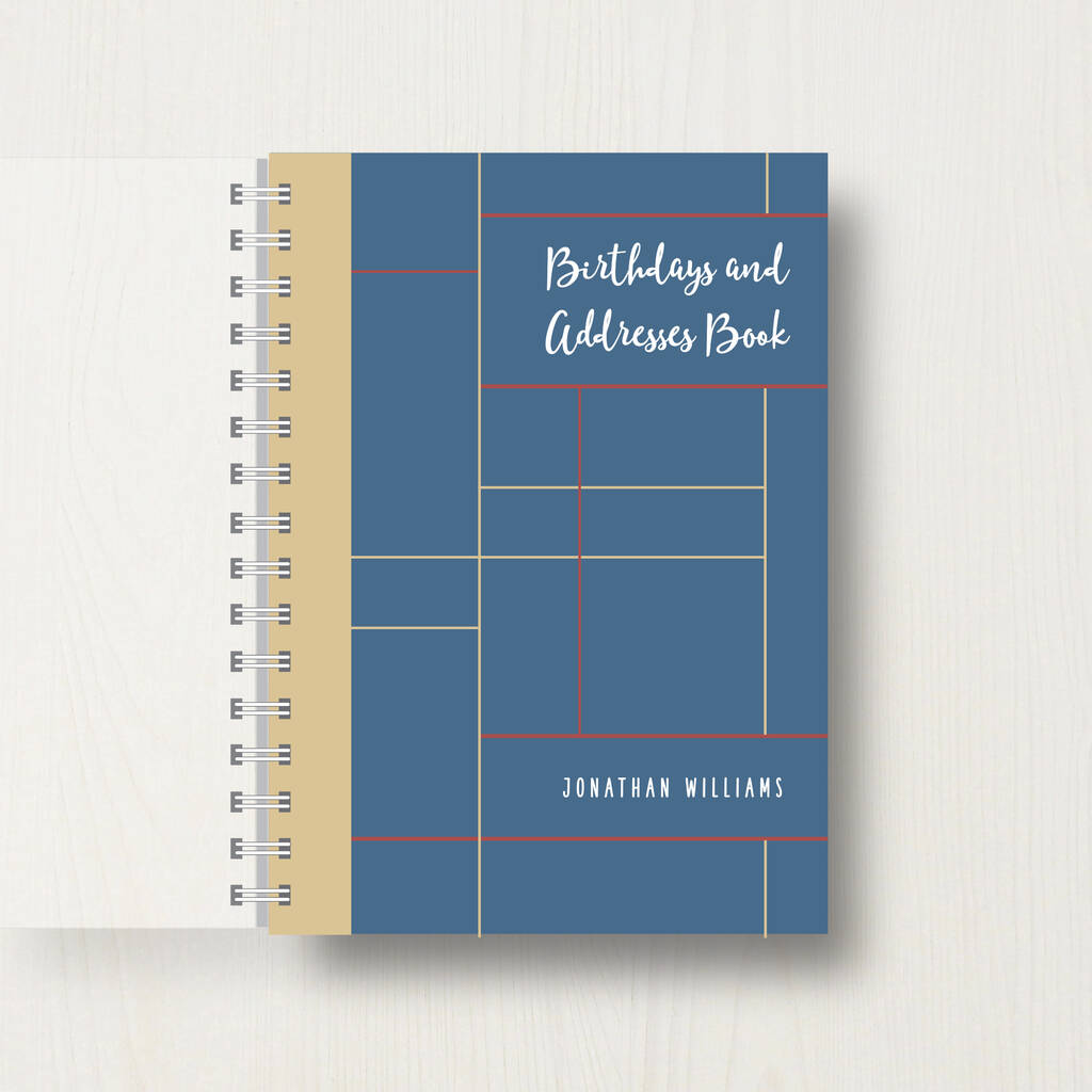 Personalised Birthday And Address Book: Abstract, 1 of 11