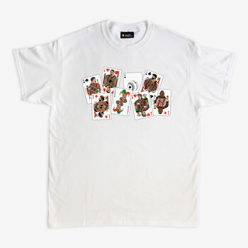 Liverpool Scattered Playing Cards T Shirt, 2 of 4