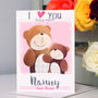 Personalised Love You Beary Much Nanny Card, thumbnail 6 of 8