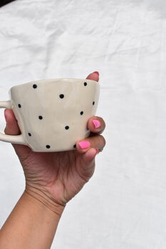Black Dotty Mug, 4 of 4