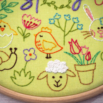Hello Spring Embroidery Kit, 4 of 8