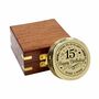 Personalised Brass 15th Birthday 100 Year Calendar Compass, thumbnail 1 of 12