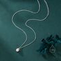 Natural Tiny Droplet Pearl Necklace, thumbnail 2 of 10