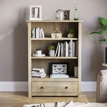 110cm H X 80cm W Solid Wood Standard Bookcase, 3 of 6