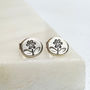 Tiny Flower Silver Studs, thumbnail 1 of 3