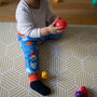 Baby, Toddler Joggers With Inbuilt Socks Under The Sea, thumbnail 3 of 7